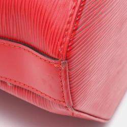 Pre Owned Louis Vuitton Sac De Paul PM Castilian Red Epi Leather Shoulder Bag