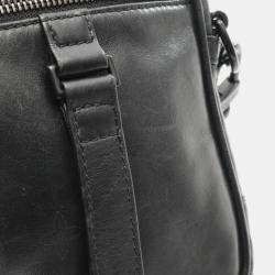 Pre Owned Louis Vuitton Difiel Peonia Black Monogram Leather Shoulder Bag