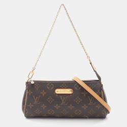 Pre Owned Louis Vuitton Eva Brown Monogram Canvas Shoulder Bag