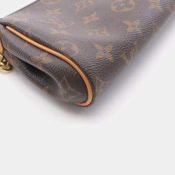 Pre Owned Louis Vuitton Eva Brown Monogram Canvas Shoulder Bag