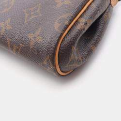 Pre Owned Louis Vuitton Eva Brown Monogram Canvas Shoulder Bag
