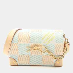 Louis Vuitton Steamer Wearable Wallet Blue Damier Heritage Canvas Crossbody Bag