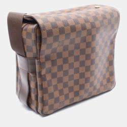 Louis Vuitton Naviglio Damier Ebene Canvas Shoulder Crossbody Messenger Bag