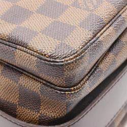Louis Vuitton Naviglio Damier Ebene Canvas Shoulder Crossbody Messenger Bag