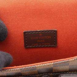 Pre Owned Louis Vuitton Portobello Damier Ebene Leather Shoulder Bag