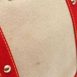 Pre Owned Louis Vuitton Hippo MM Antigua Canvas Shoulder Bag