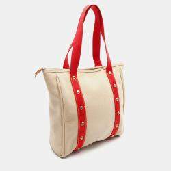 Pre Owned Louis Vuitton Hippo MM Antigua Canvas Shoulder Bag