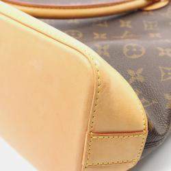 Pre Owned Louis Vuitton Lockit Horizontal Brown Monogram Canvas Tote Bag
