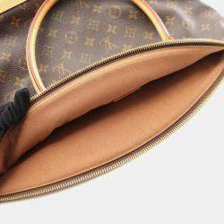 Pre Owned Louis Vuitton Lockit Horizontal Brown Monogram Canvas Tote Bag