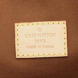 Pre Owned Louis Vuitton Lockit Horizontal Brown Monogram Canvas Tote Bag