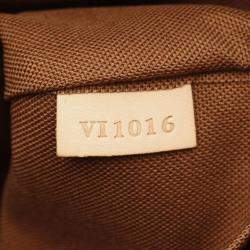 Pre Owned Louis Vuitton Lockit Horizontal Brown Monogram Canvas Tote Bag
