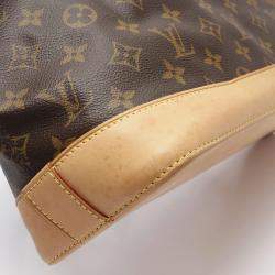 Pre Owned Louis Vuitton Lockit Horizontal Brown Monogram Canvas Tote Bag