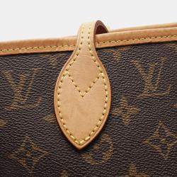 Pre Owned Louis Vuitton Neverfull MM Brown Monogram Canvas Tote Bag