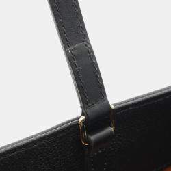 Pre Owned Louis Vuitton OnTheGo GM Black Monogram Empreinte Leather Tote Bag