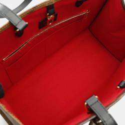 Pre Owned Louis Vuitton OnTheGo MM Monogram Giant Reverse Canvas Tote Bag
