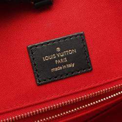 Pre Owned Louis Vuitton OnTheGo MM Monogram Giant Reverse Canvas Tote Bag