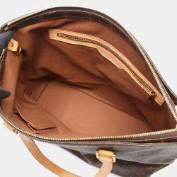 Pre Owned Louis Vuitton Kabamezo Brown Monogram Canvas Shoulder Bag