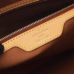 Pre Owned Louis Vuitton Cabas Mezzo Brown Monogram Canvas Tote Bag