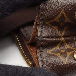 Pre Owned Louis Vuitton Cabas Beaubourg Brown Monogram Canvas Tote Bag