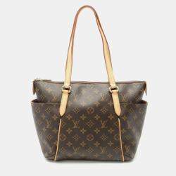 Louis Vuitton Totally PM Brown Monogram Canvas Leather Tote