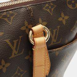Louis Vuitton Totally PM Brown Monogram Canvas Leather Tote