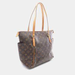 Pre Owned Louis Vuitton Totally MM Brown Monogram Canvas Tote Bag