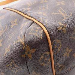 Pre Owned Louis Vuitton Totally MM Brown Monogram Canvas Tote Bag