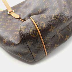 Pre Owned Louis Vuitton Totally MM Brown Monogram Canvas Tote Bag