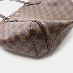 Pre Owned Louis Vuitton Totally PM Damier Ebene Shoulder Tote Bag
