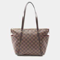Pre Owned Louis Vuitton Totally PM Damier Ebene Shoulder Tote Bag