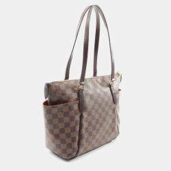 Pre Owned Louis Vuitton Totally PM Damier Ebene Shoulder Tote Bag