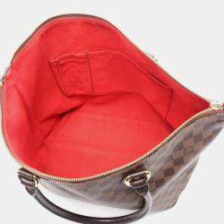 Pre Owned Louis Vuitton Saleya MM Damier Ebene Canvas Tote Bag
