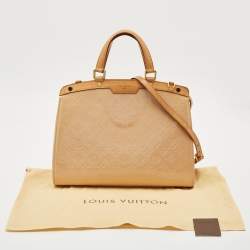 Pre Owned Louis Vuitton Rose Florentine Monogram Vernis Brea GM Bag