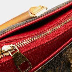 Pre Owned Louis Vuitton Brown Monogram Pallas MM