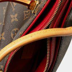 Pre Owned Louis Vuitton Brown Monogram Pallas MM