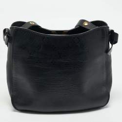 Pre Owned Louis Vuitton Black Monogram Leather Very Hobo Bag