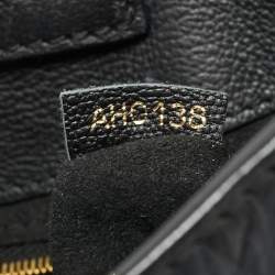 Pre Owned Louis Vuitton Black Monogram Leather Very Hobo Bag