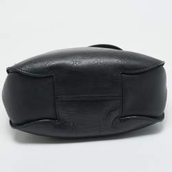Pre Owned Louis Vuitton Black Monogram Leather Very Hobo Bag