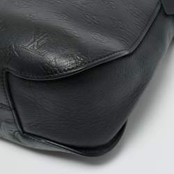 Pre Owned Louis Vuitton Black Monogram Leather Very Hobo Bag
