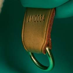 Pre Owned Louis Vuitton Apple Green Monogram Vernis Houston Bag