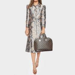 Pre Owned Louis Vuitton Damier Ebene Canvas Alma PM Bag