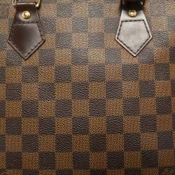 Pre Owned Louis Vuitton Damier Ebene Canvas Alma PM Bag