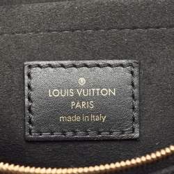 Pre Owned Louis Vuitton Black Leather New Wave Chain MM Bag