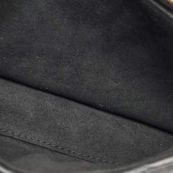 Pre Owned Louis Vuitton Black Leather New Wave Chain MM Bag