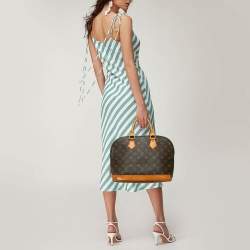 Pre Owned Louis Vuitton Monogram Canvas Alma PM Bag