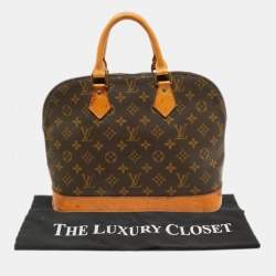 Pre Owned Louis Vuitton Monogram Canvas Alma PM Bag
