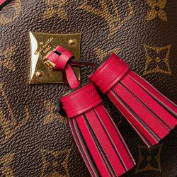 Pre Owned Louis Vuitton Brown Monogram Saintonge