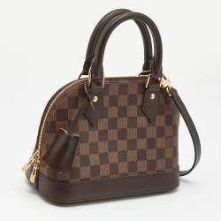 Pre Owned Louis Vuitton Damier Ebene Canvas Alma BB Bag