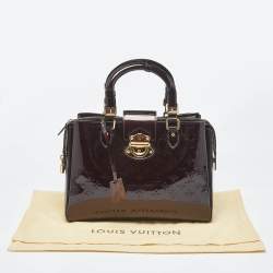 Pre Owned Louis Vuitton Amarante Monogram Vernis Melrose Avenue Bag