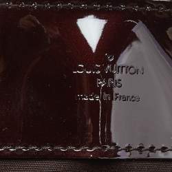 Pre Owned Louis Vuitton Amarante Monogram Vernis Melrose Avenue Bag